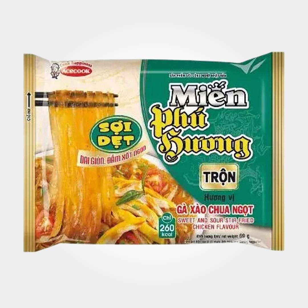  Miến Trộn Phú Hương Hải Sản Gà Xào Chua Ngọt 66g Ăn Liền 