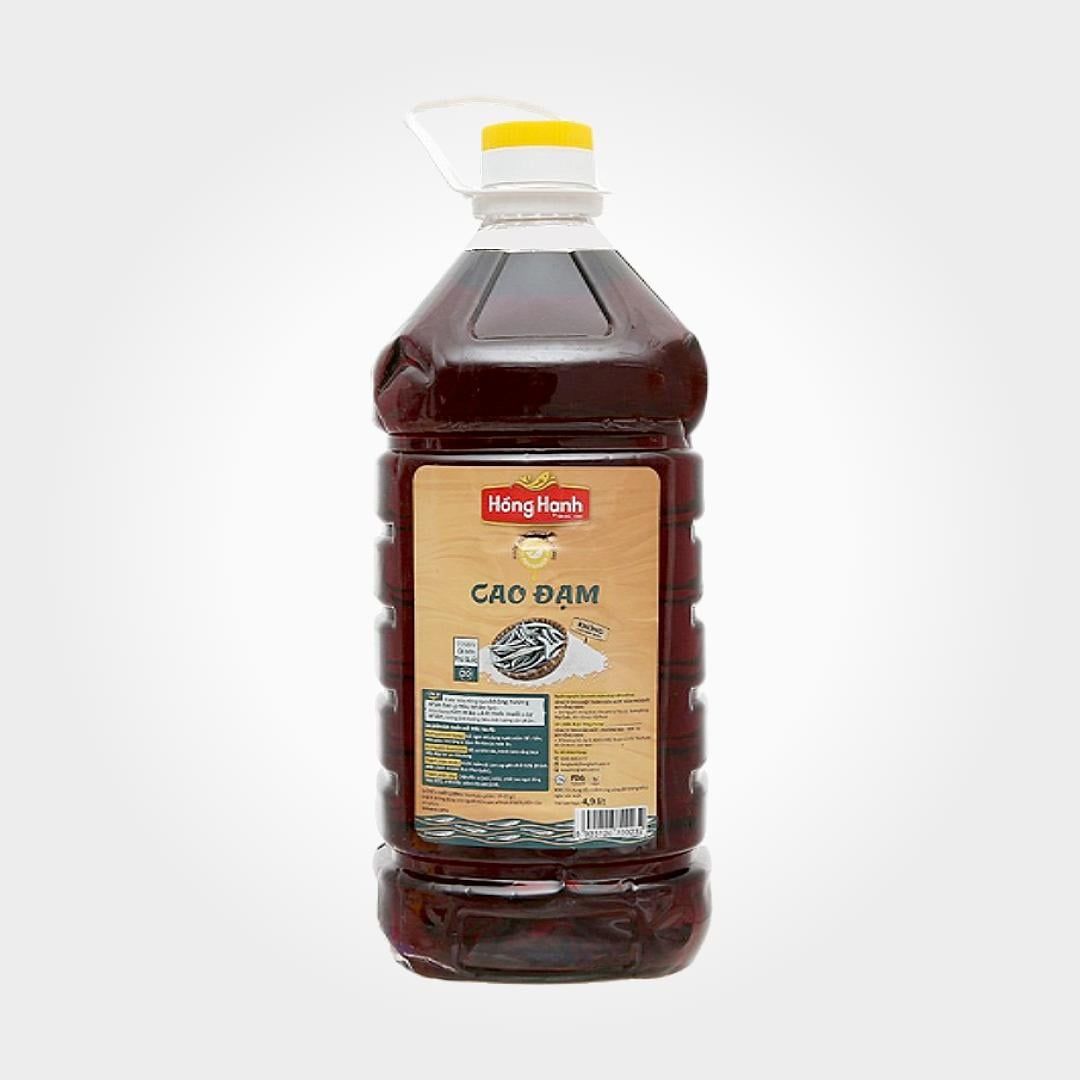  Nước Mắm Hồng Hạnh Cao Đạm 20 Độ Đạm Can 4.9L Cho Quán Ăn 