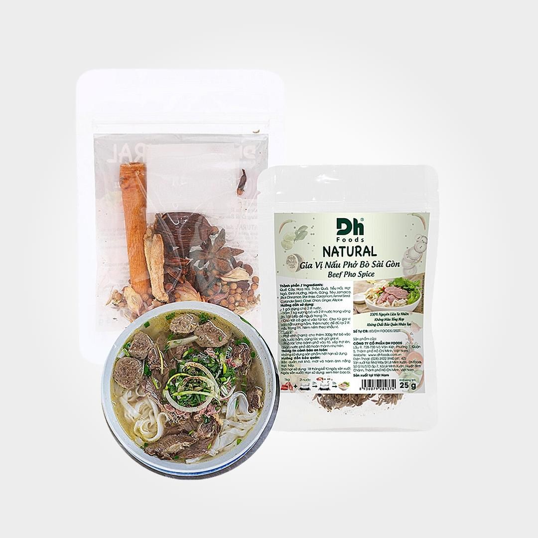 Gia Vị Nấu Phở Bò DH Food 25g Chuẩn Vị Truyền Thống Ngon 