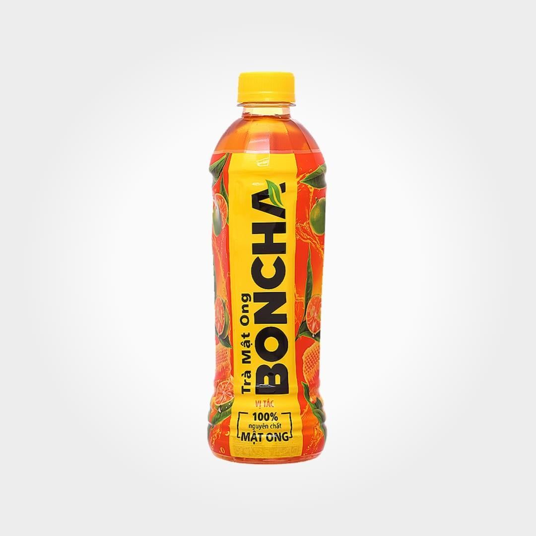  Trà Mật Ong Boncha Vị Tắc Chanh Yuzu 450ml Giải Khát Mát 