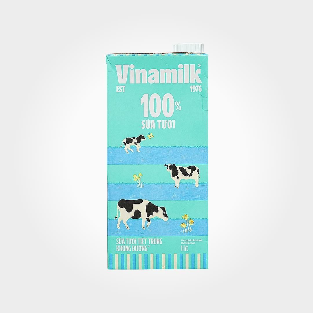  Sữa Tươi Vinamilk Không Đường Hộp 1L Chuyên Dùng Làm Bánh 