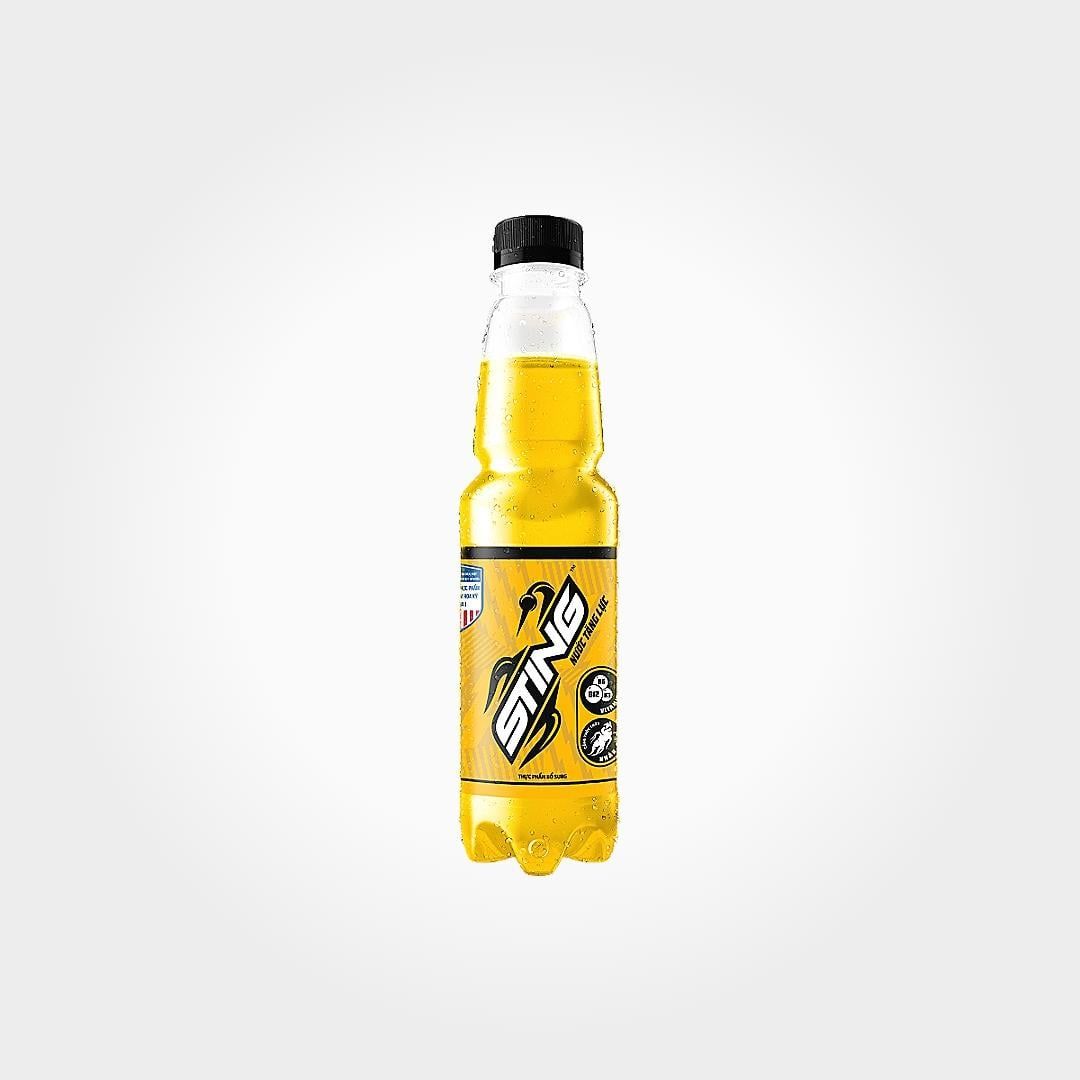  Nước Tăng Lực Sting Vàng Chai Nhựa 330ml Giải Khát Cực Đã 