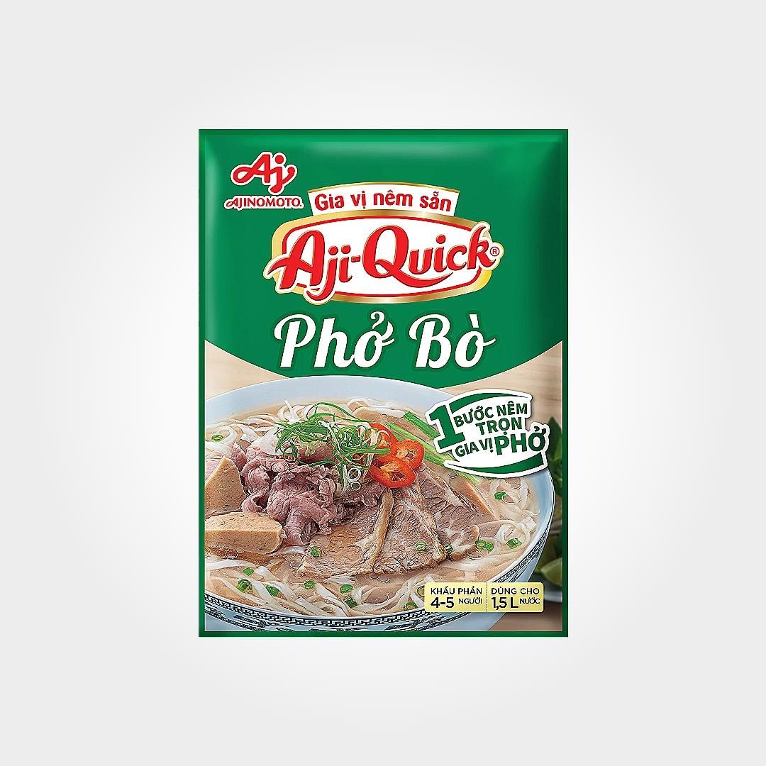  Gia Vị Nấu Phở Bò Aji Quick 67g Chuẩn Vị Nước Dùng Ngon 