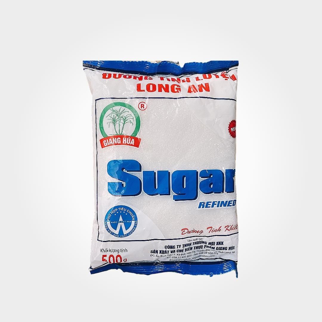  Đường Trắng Tinh Luyện Long An Gói 500g Pha Chế Cực Ngon 