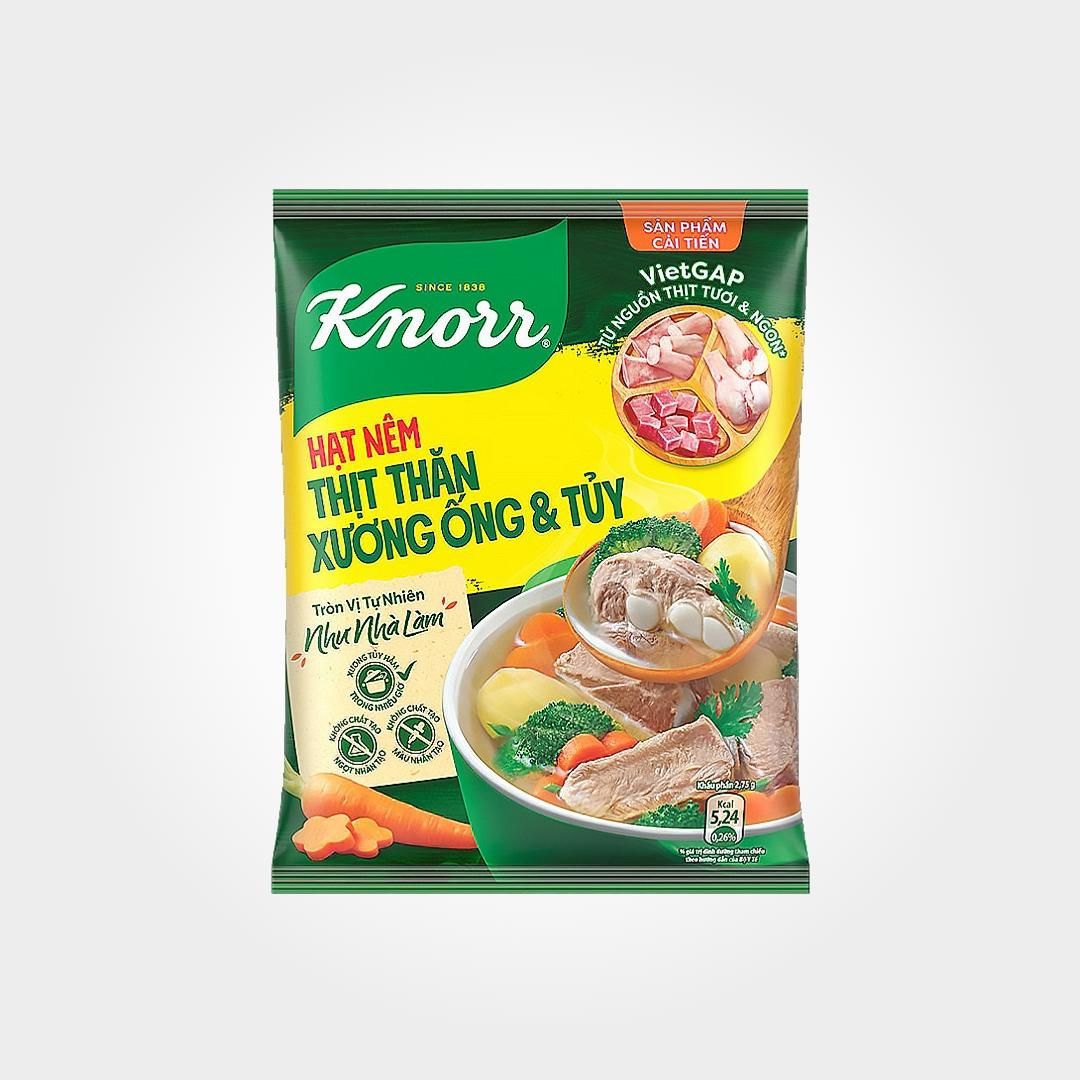  Hạt Nêm Knorr 400g Vị Thịt Thăn Nước Dùng Ngọt Đậm Đà 