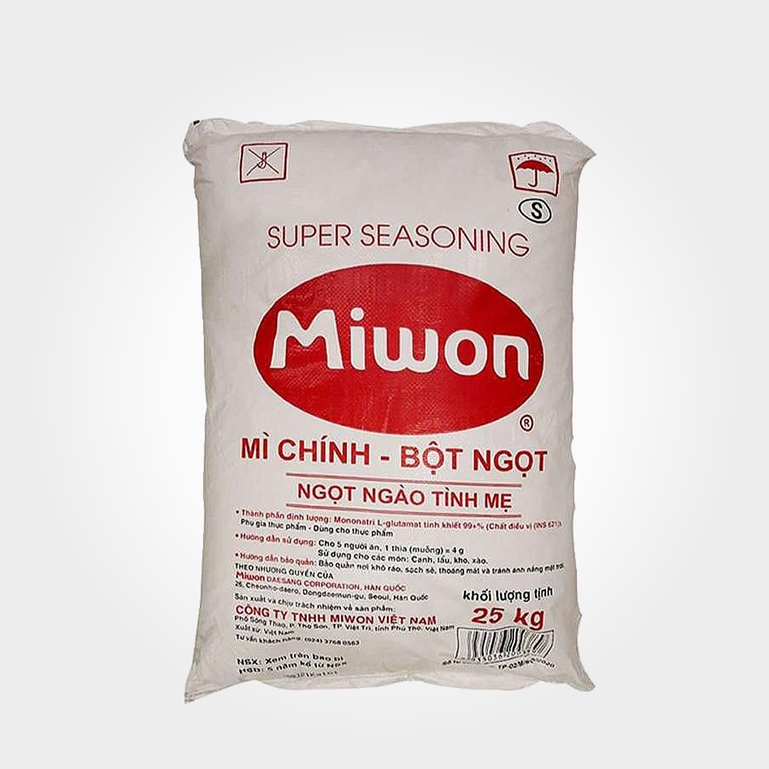  Bột Ngọt Miwon Bao 25kg Chuyên Dùng Cho Quán Nhà Hàng 