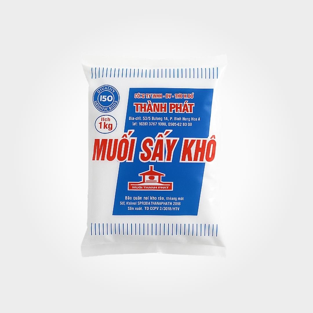  Muối Sấy Thành Phát Tinh Khiết Gói 1kg Dùng Hàng Ngày 