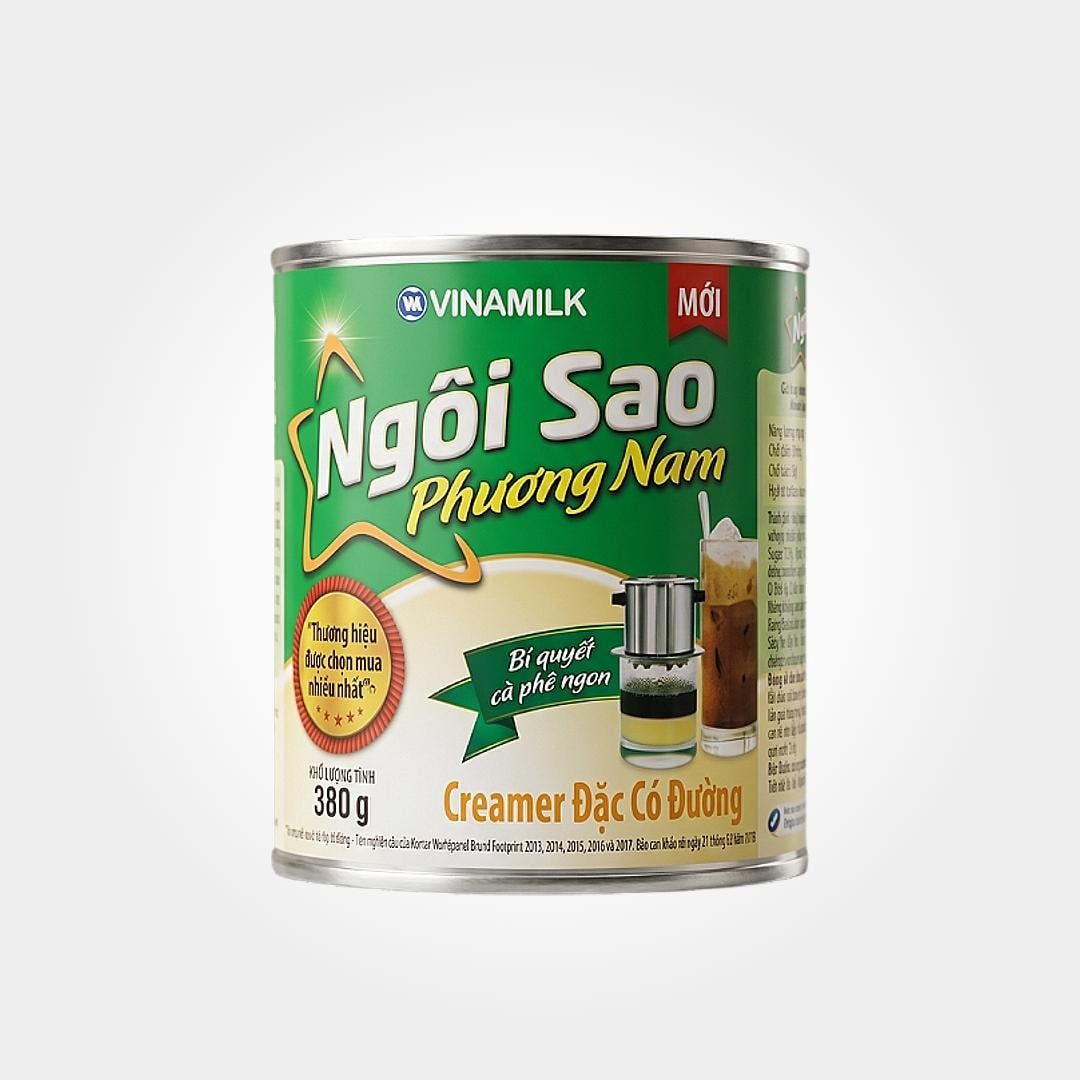 Sữa Đặc Ngôi Sao Phương Nam Lon 380g Pha Cà Phê Cực Ngon 