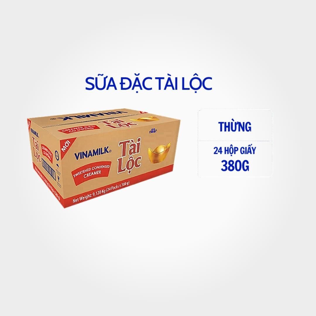  Sữa Đặc Tài Lộc Hộp 1284g Chuyên Dùng Pha Chế Làm Bánh 