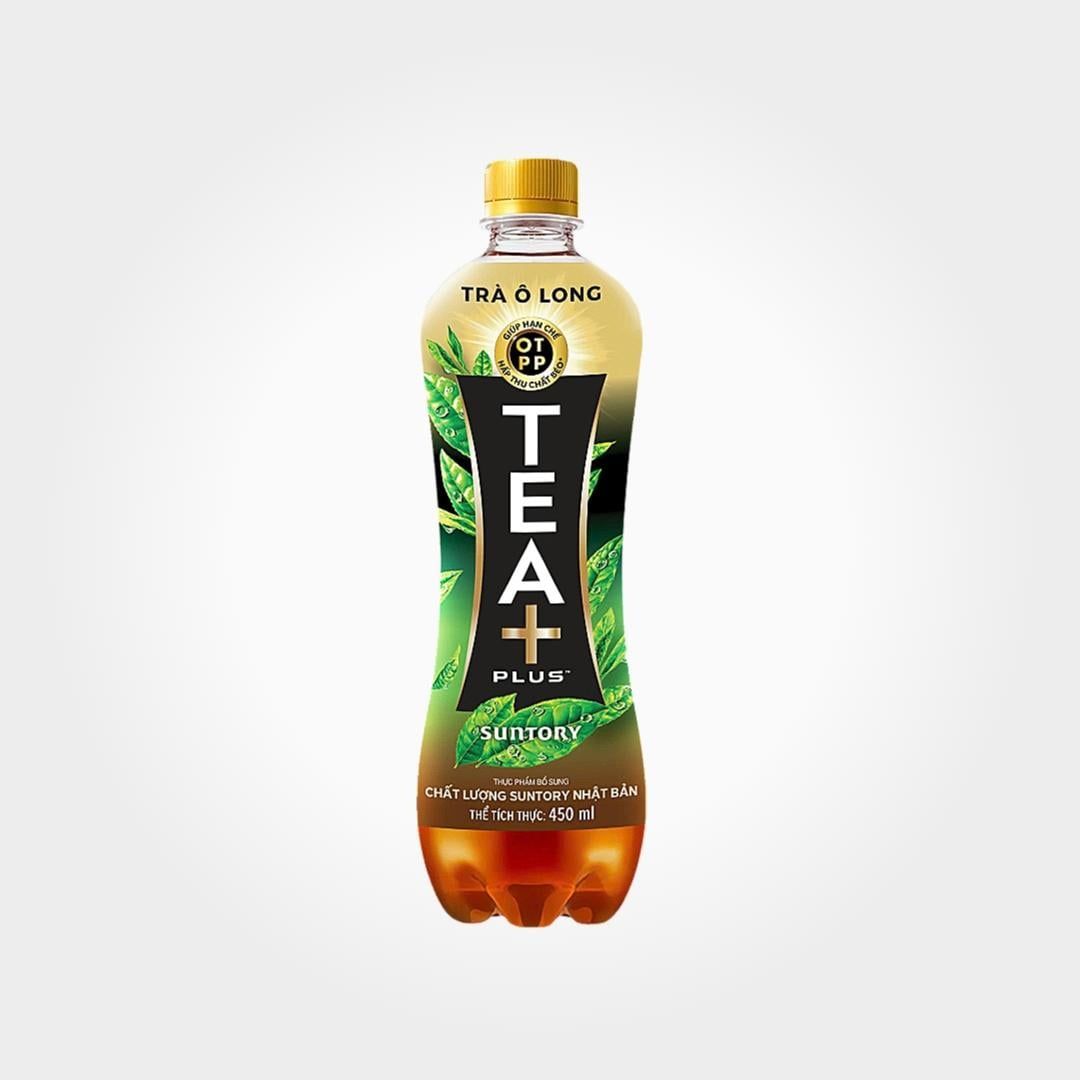  Trà Ô Long Tea Plus Chai 455ml Giúp Giải Nhiệt Thanh Lọc 