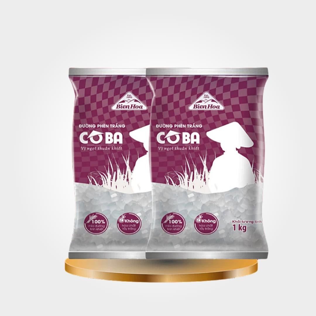  Đường Phèn Trắng Cô Ba Gói 1kg Tự Nhiên Thanh Mát Nấu Chè 