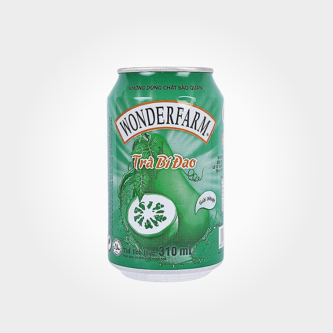  Trà Bí Đao Wonderfarm Dạng Lon 310ml Giải Nhiệt Thanh Mát 