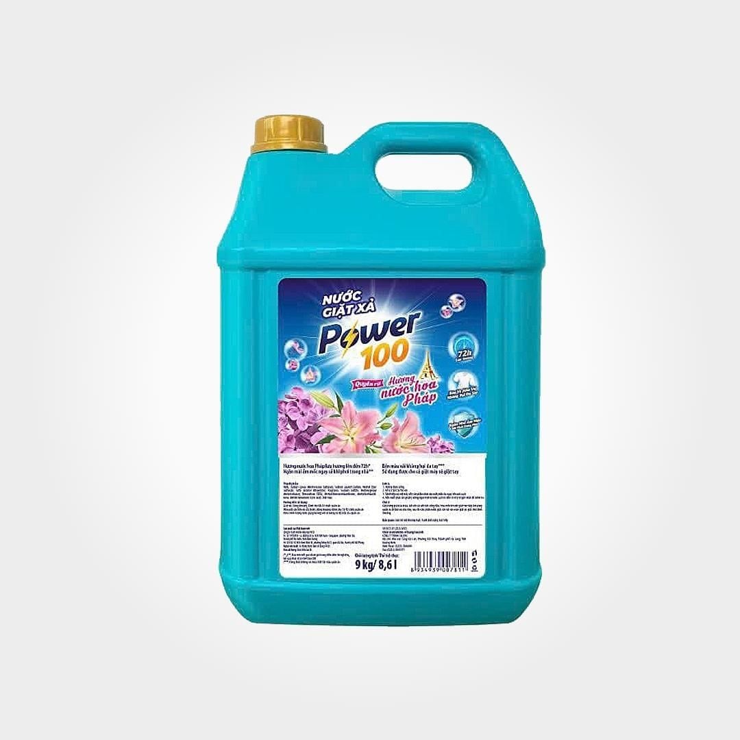  Nước Giặt Xả Power Hương Nước Hoa Can 9kg Sạch Thơm Lâu 