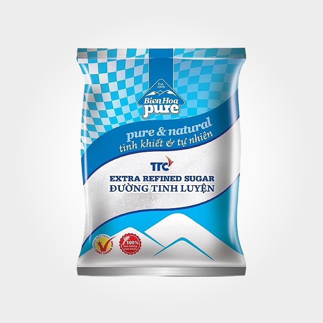  Đường Trắng Tinh Luyện Biên Hòa Pure Gói 500g Pha Chế 