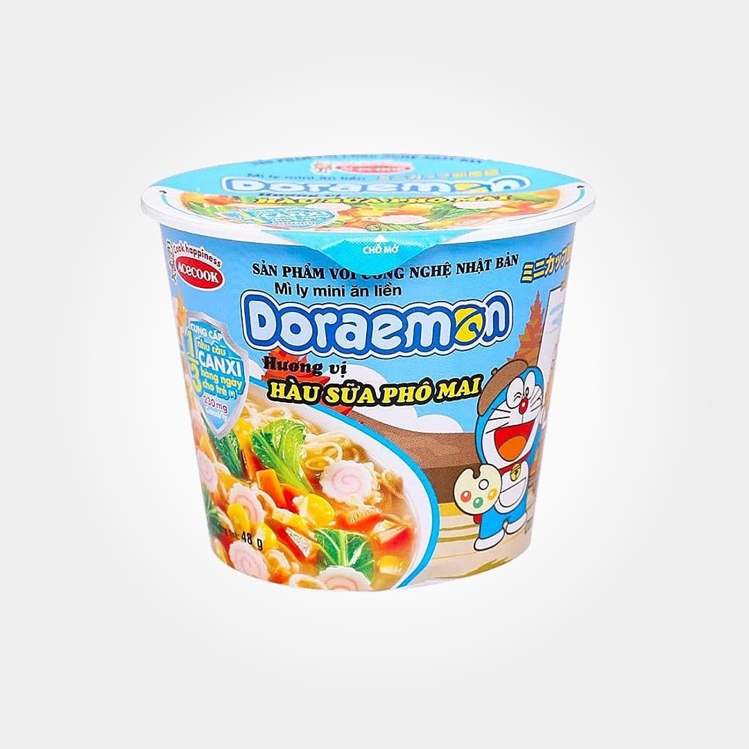  Mì Ly Doraemon Hào Sữa Hải Sản 55g Dành Cho Bé Hằng Ngày 