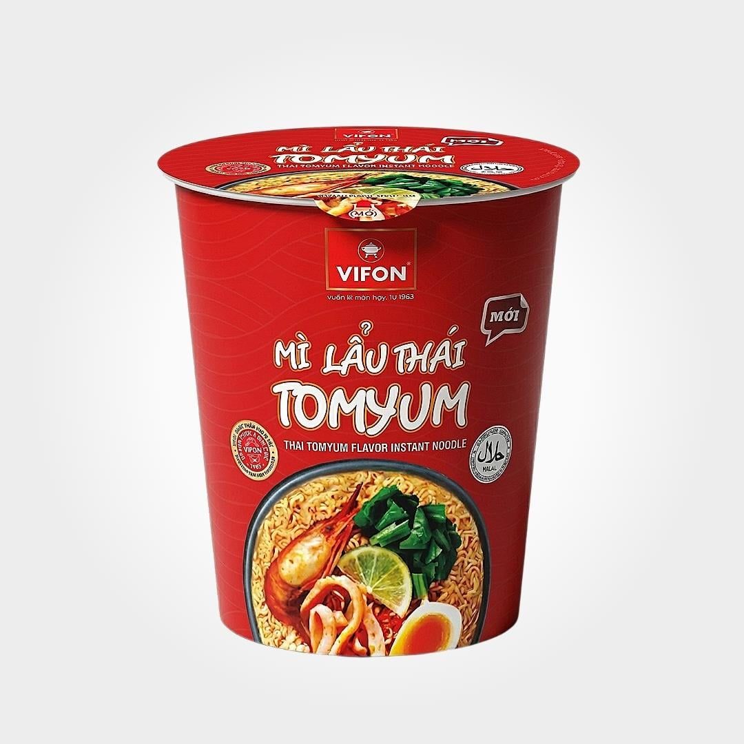  Mì Ly Vifon Lẩu Thái 60g Thùng Ăn Liền Đậm Đà Thơm Ngon 