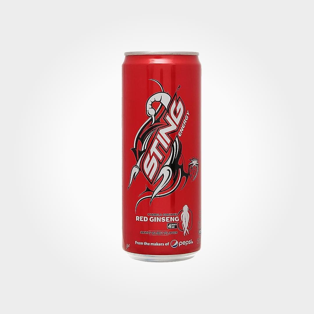 Nước Tăng Lực Sting Dâu Dạng Lon 320ml Đập Tan Cơn Khát 
