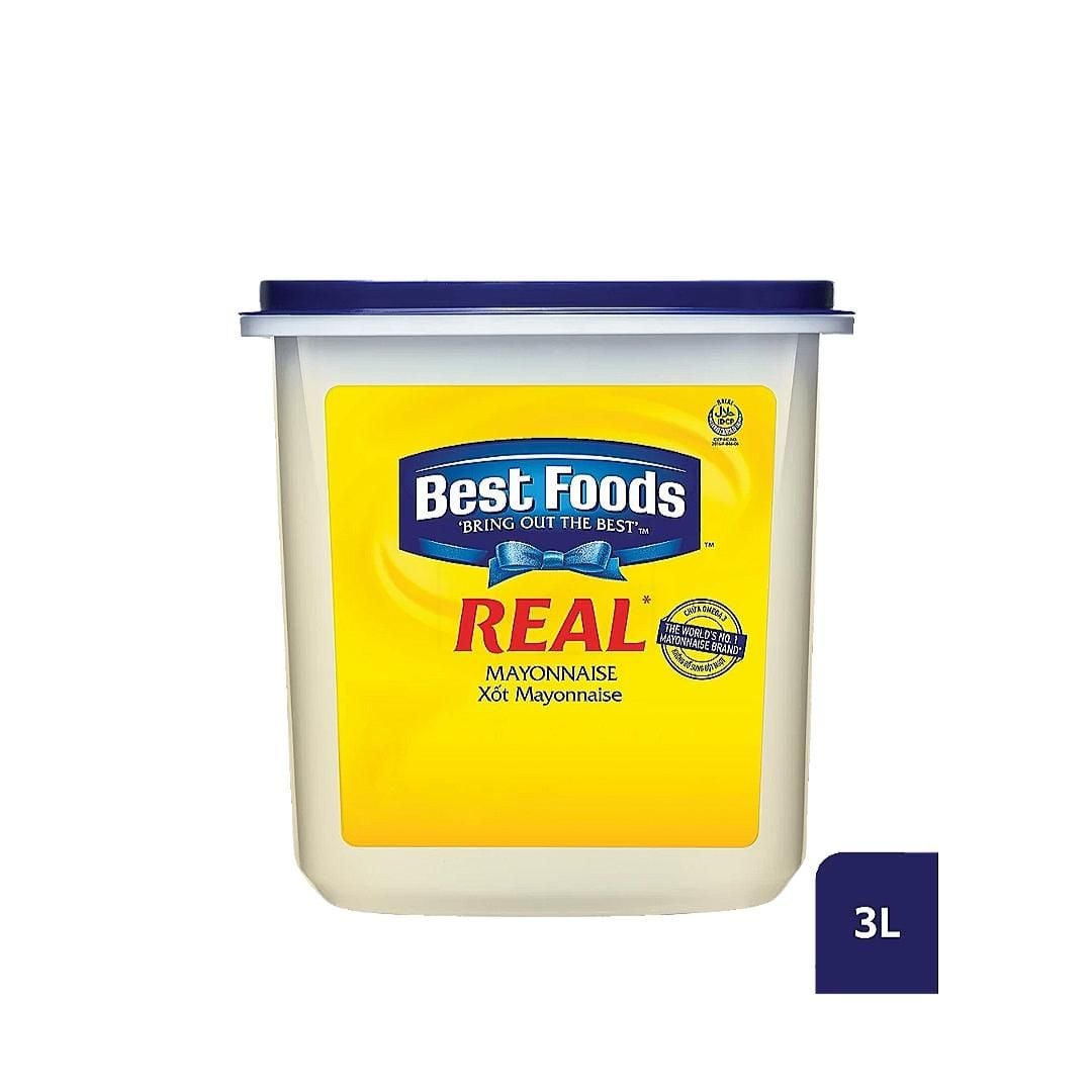  Sốt Mayonnaise Best Food Xô 3kg Loại Đặc Dùng Trộn Salad 