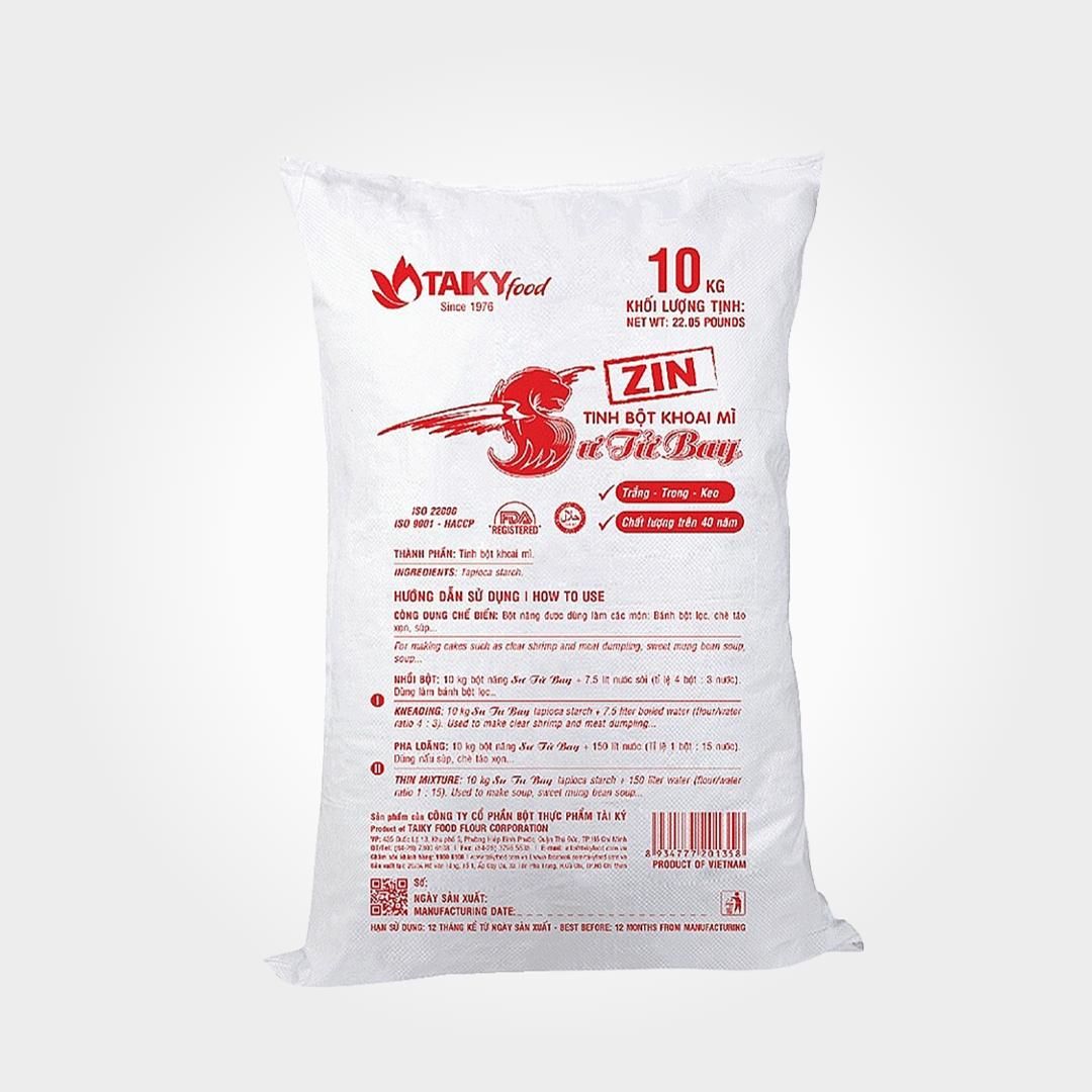  Bột Năng Zin Tài Ký Bao 10kg Nguyên Chất Làm Bánh Nấu Chè 