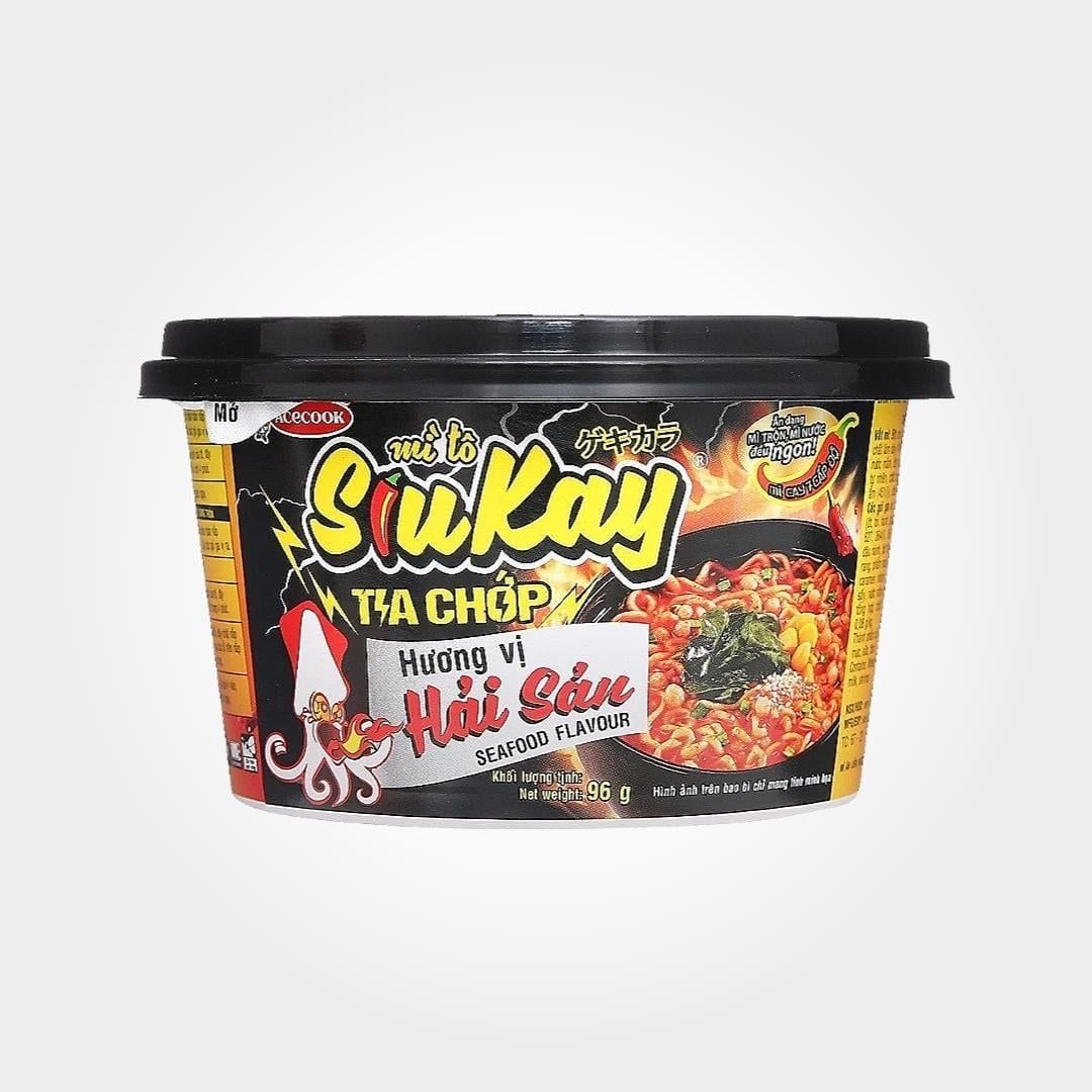  Tô Mì Trộn SiuKay Tia Chớp 96g Hải Sản Siêu Cay Đậm Vị 