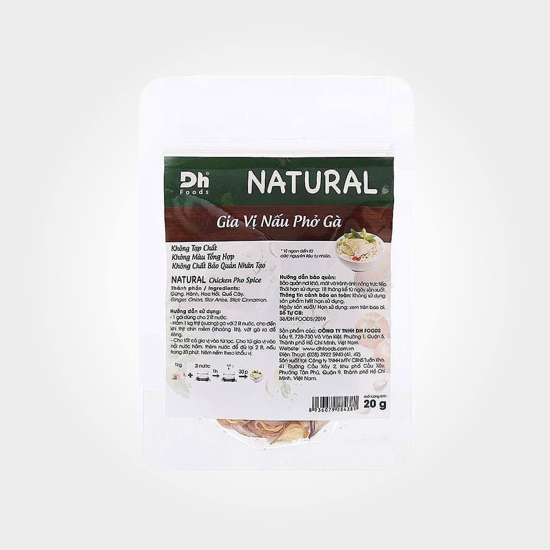  Gia Vị Nấu Phở Gà DH Food 25g Tự Nhiên Thơm Ngon Đậm Đà 