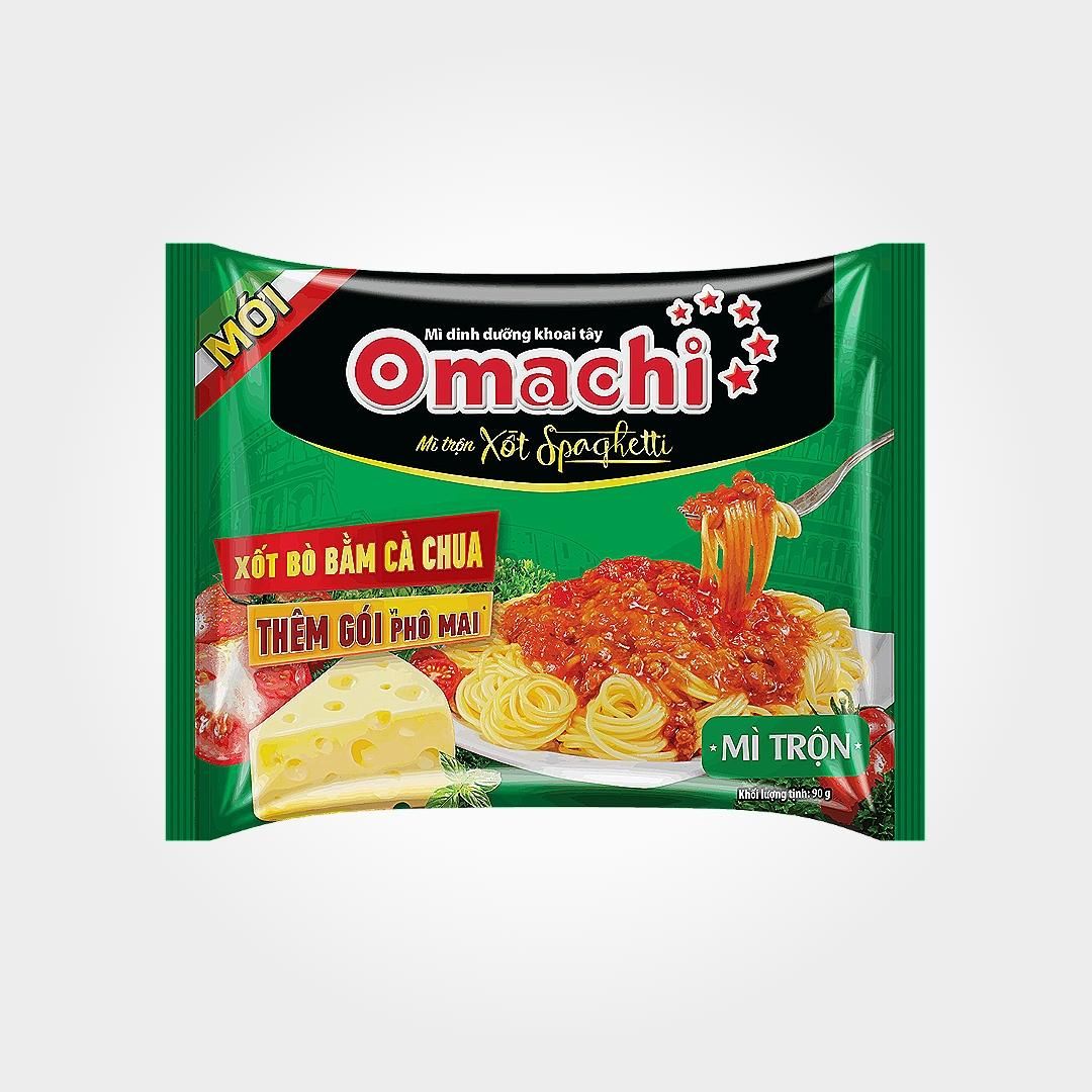  Mì Omachi Spagheti 80g Gói Ăn Liền Nguyên Thùng Thơm Ngon 