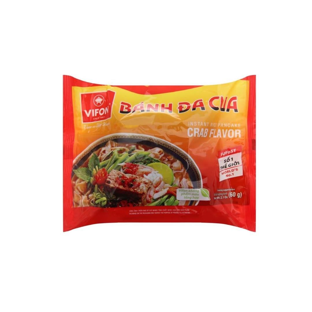  Bánh Đa Cua Vifon 60g Gói Ăn Liền Thùng Tiện Dụng Ngon 