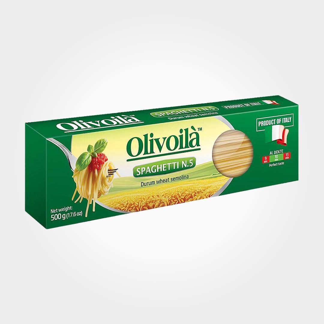  Mì Ý Spaghetti Olivoilà 500g Sợi Dai Nhập Khẩu Cao Cấp 