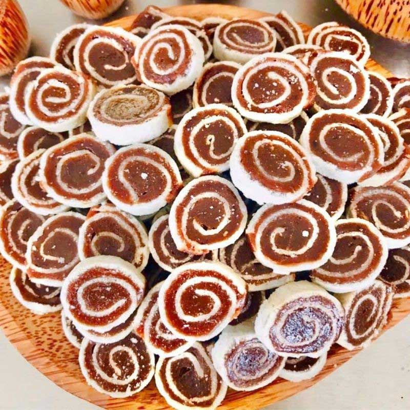  Kẹo chuối cuộn mini 