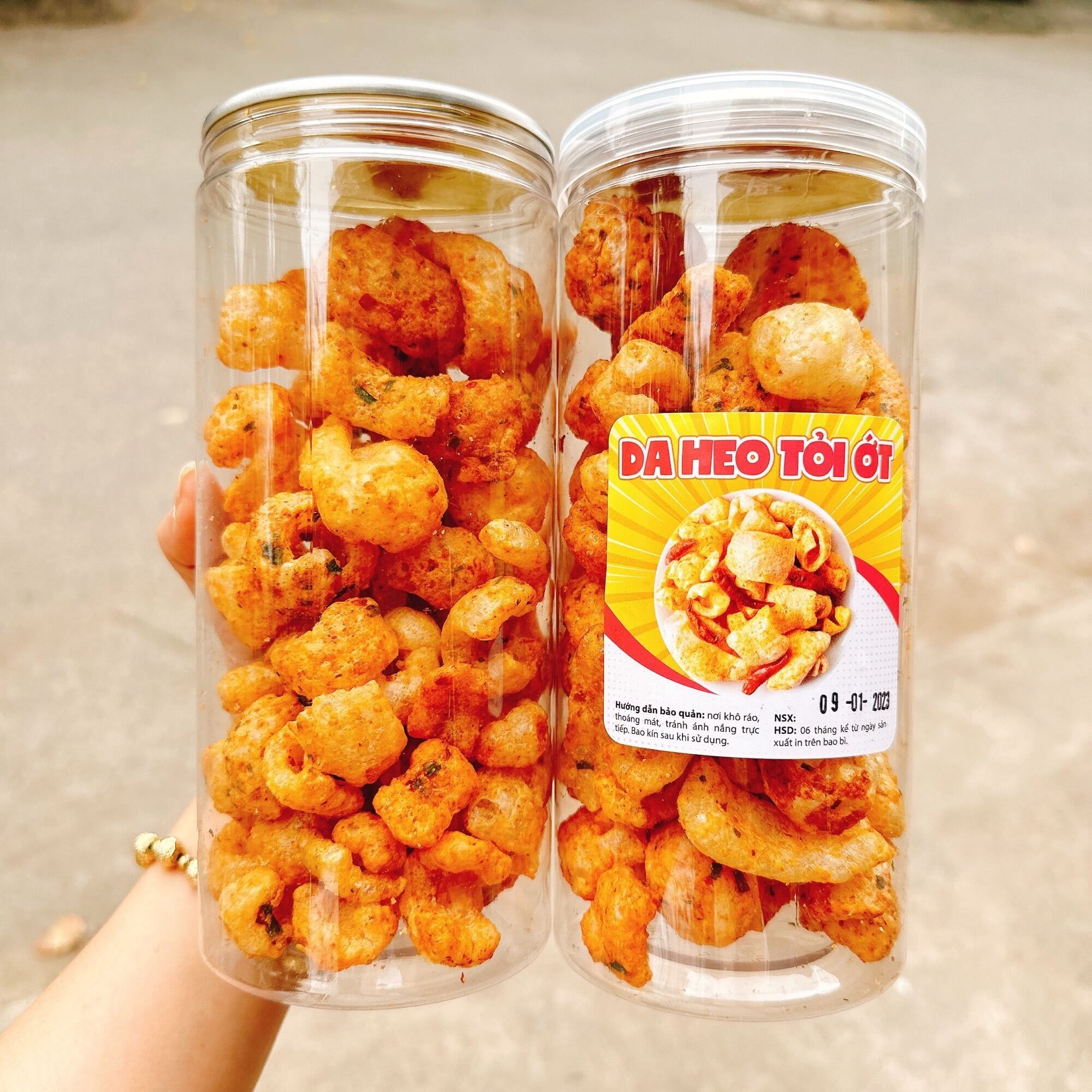  Da heo tỏi ớt Nutstalk hũ 120g 