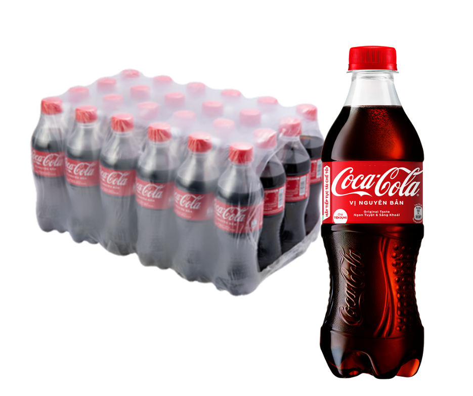  Nước ngọt Coca Cola chai 390ml x24 chai 
