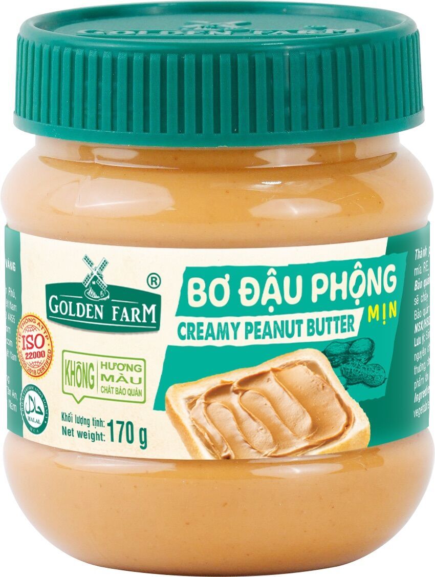  Bơ Đậu Phộng Golden Farm 510gr 