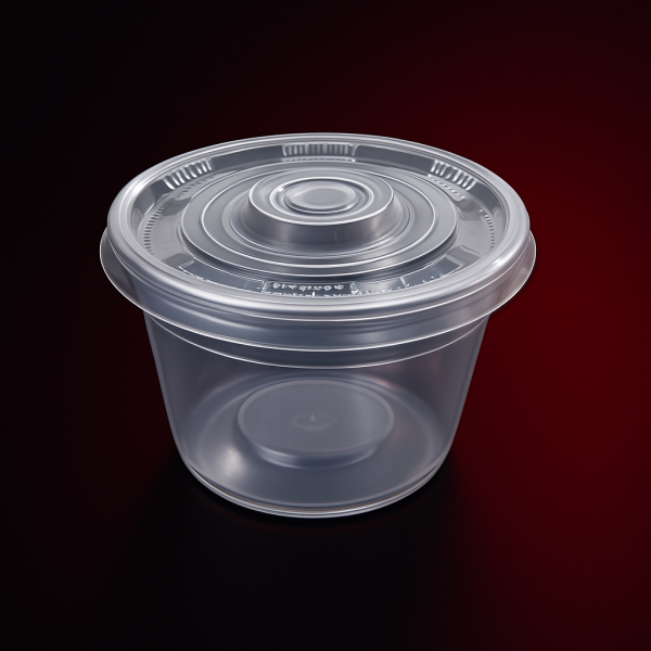  Tô 141 tròn PP Trong (700ml) + Nắp PP Trong 