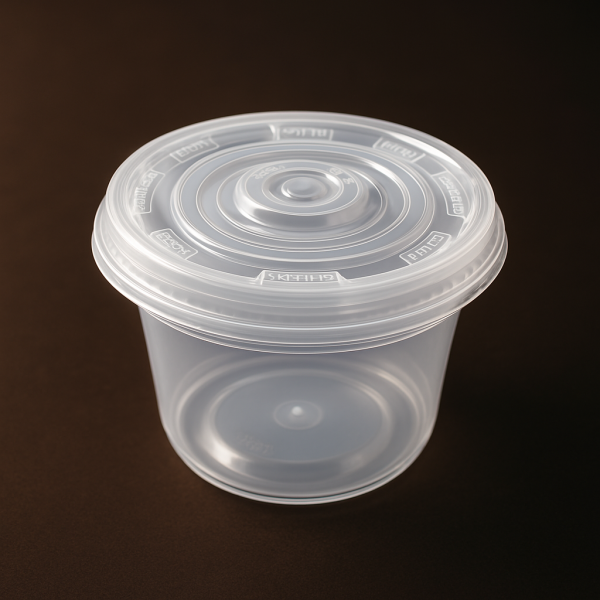  Tô 120 x 70 PP Trong (600ml) + Nắp PP Trong 