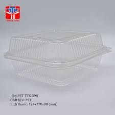  Hộp PET TTK-598 (177x178x80mm) 
