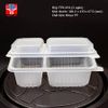  Hộp 2 ngăn TTK-494 PP Mờ 