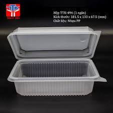  Hộp 1 ngăn TTK-494 B1 PP Trong 