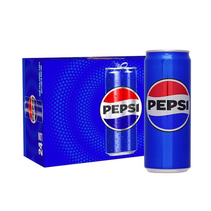  Nước Giải Khát Pepsi 320ml x 24 Lon 