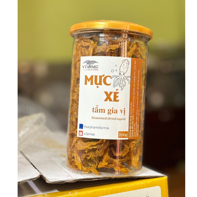  Mực xé cay Nutstalk - Hũ 300g 