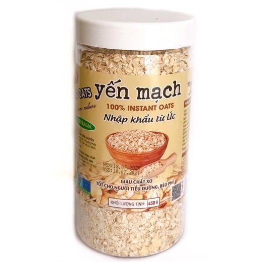  Yến mạch cánh dày Nutstalk hũ 450g 