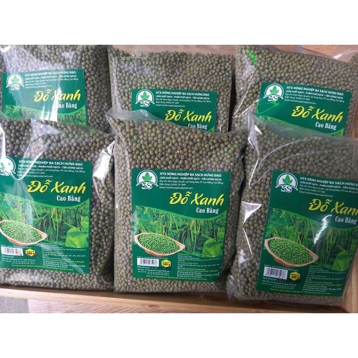  Đậu xanh hạt nhỏ nguyên hạt Cao Bằng túi 500g 