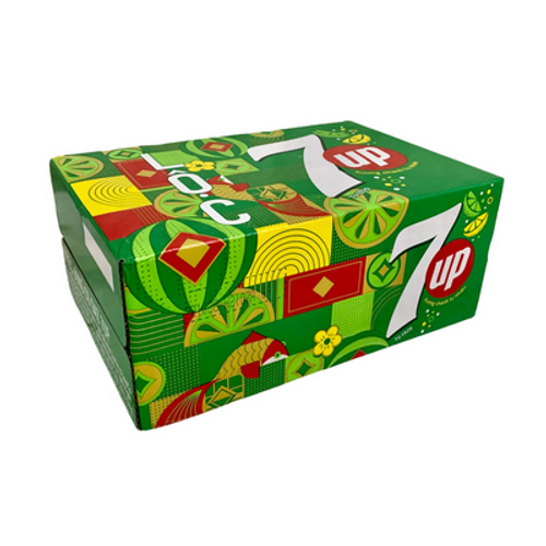  Nước Giải Khát 7UP 320ml x 24 Lon 