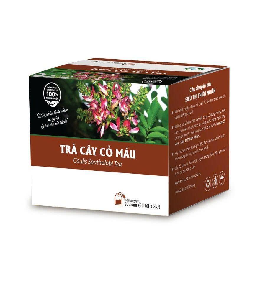  Trà Cỏ Máu Taca Dr.Herb túi lọc 30 gói*3g - Thùng 48 hộp 