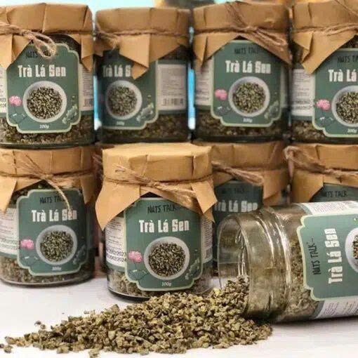  Trà lá sen Nutstalk 100g - Thùng 30 hũ 