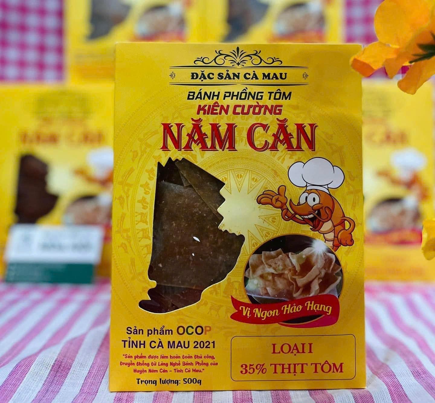  Bánh phồng tôm Năm Căn - Khay 500g 