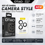  Camera Style Lens Protector OTAO Lens Bảo Vệ Camera Corning Glass AR+AF UHD 98.5% Cho iPhone 