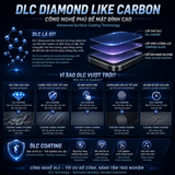  Kính Cường Lực OTAO DLC Diamond Like Carbon 3D Resin Edge | Mohs 7 Chống Trầy Xước Cao Cấp 