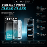  Kính Cường Lực OTAO 2.5D Clear Glass , Chống Trầy Xước, Hạn Chế Vân Tay , Độ Trong Suốt Cao 