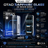 Kính Cường Lực Sapphire OTAO 3D Resin Edge Tiên Phong | Mohs 9, Sapphire - Cao Cấp Nhất Của OTAO 