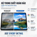  Kính Cường Lực iPad OTAO 2.5D Clear Có Khung Trợ Dán  | Độ Trong Suốt Cao, Hạn Chế Bám Vân Tay 